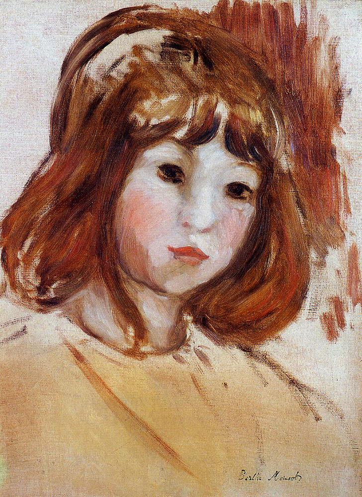 Berthe Morisot Portrait of a Young Girl - 1870-1880  oil painting reproduction