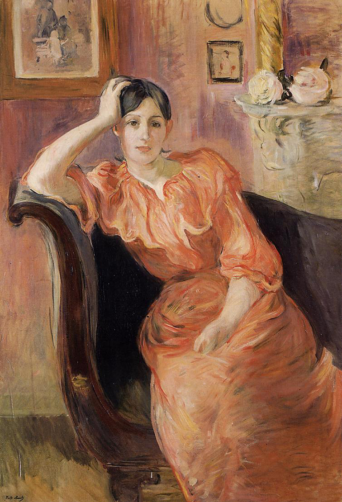 Berthe Morisot Portrait of Jeanne Pontillon - 1894  oil painting reproduction