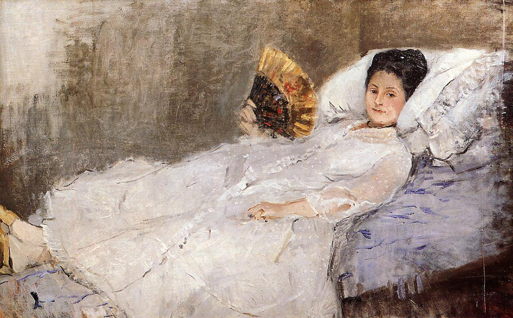 Berthe Morisot Portrait of Madame Hubbard - 1874  oil painting reproduction