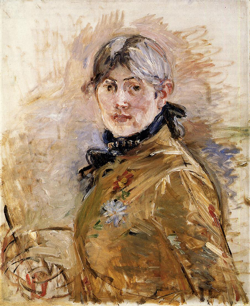 Berthe Morisot Self Portrait oil painting reproduction