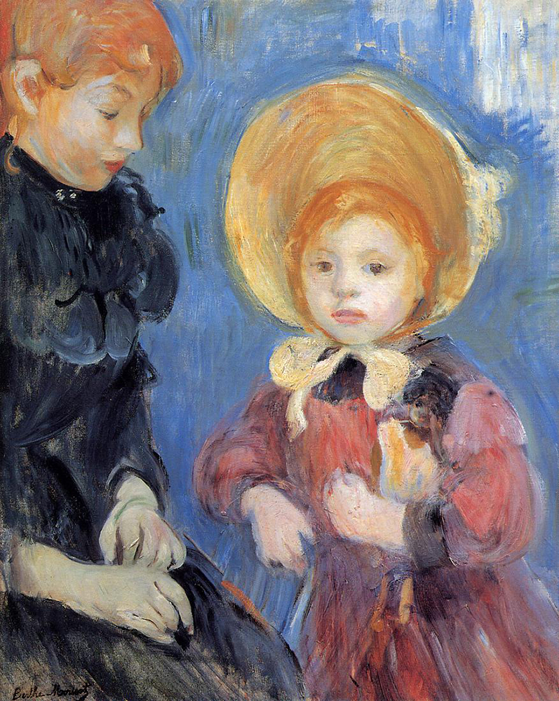 Berthe Morisot The Black Finger Bandage - 1894  oil painting reproduction