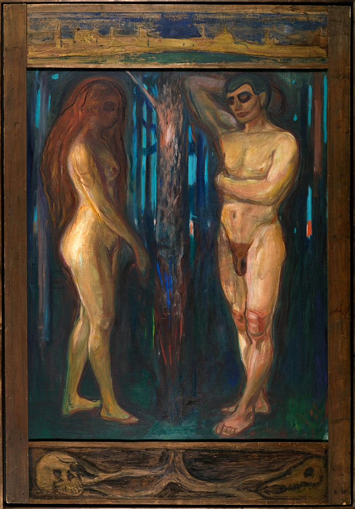 Edvard Munch Adam and Eve oil painting reproduction