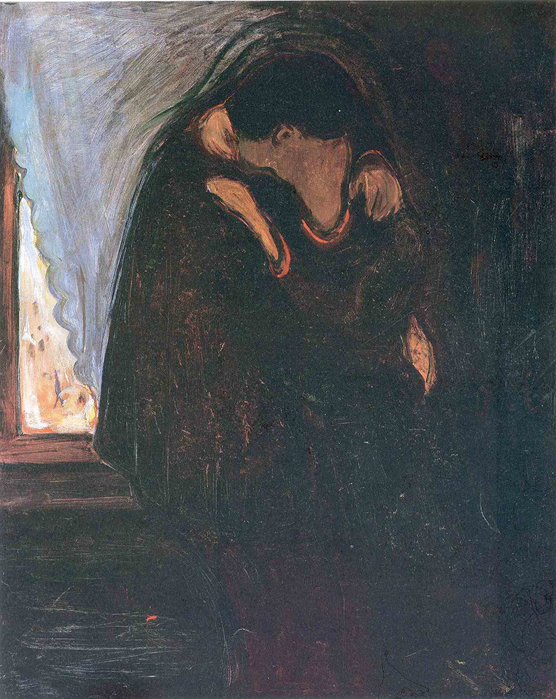 Edvard Munch Kiss 1987 oil painting reproduction