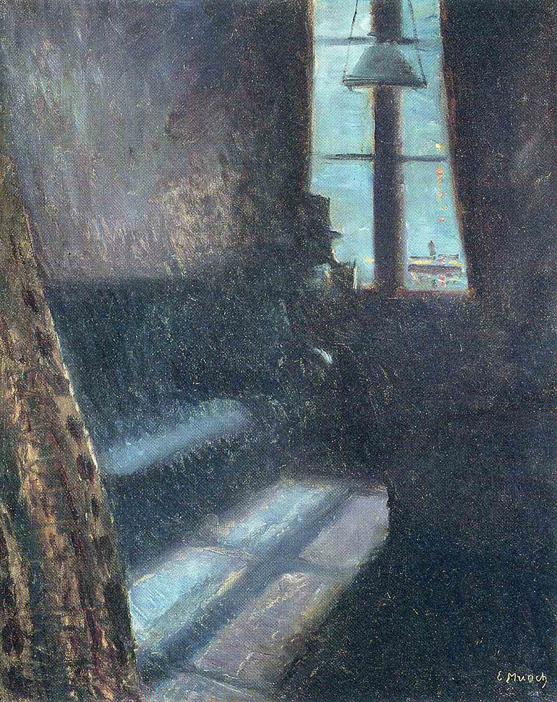 Edvard Munch Night in Saint-Cloud (1890) oil painting reproduction