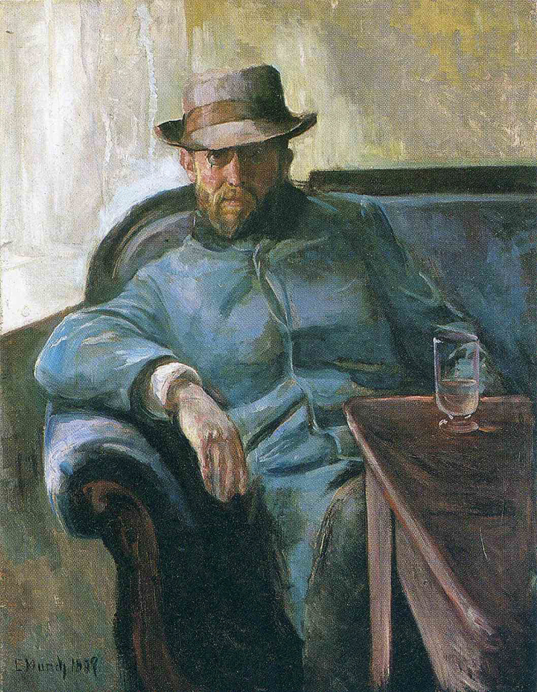 Edvard Munch Writer Hans Jaeger oil painting reproduction