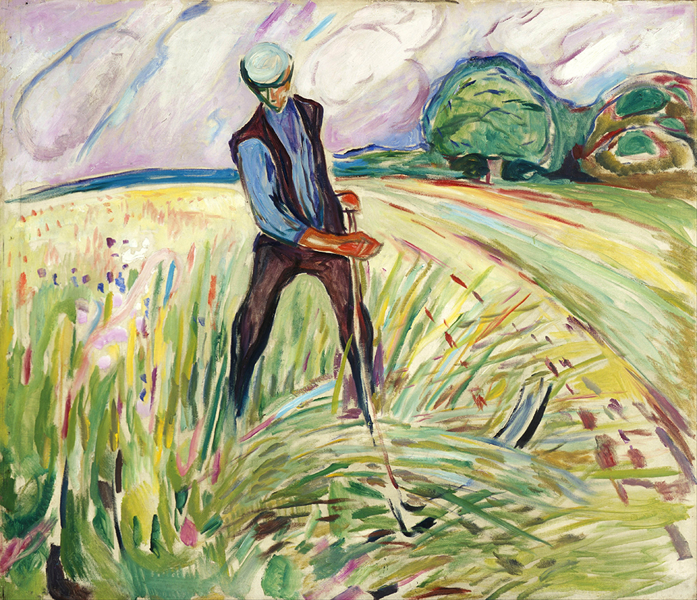 Edvard Munch Haymaker  oil painting reproduction