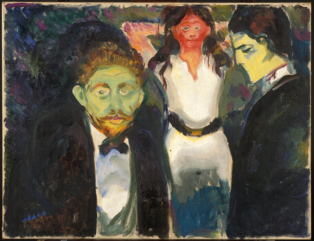 Edvard Munch Jealousy  oil painting reproduction