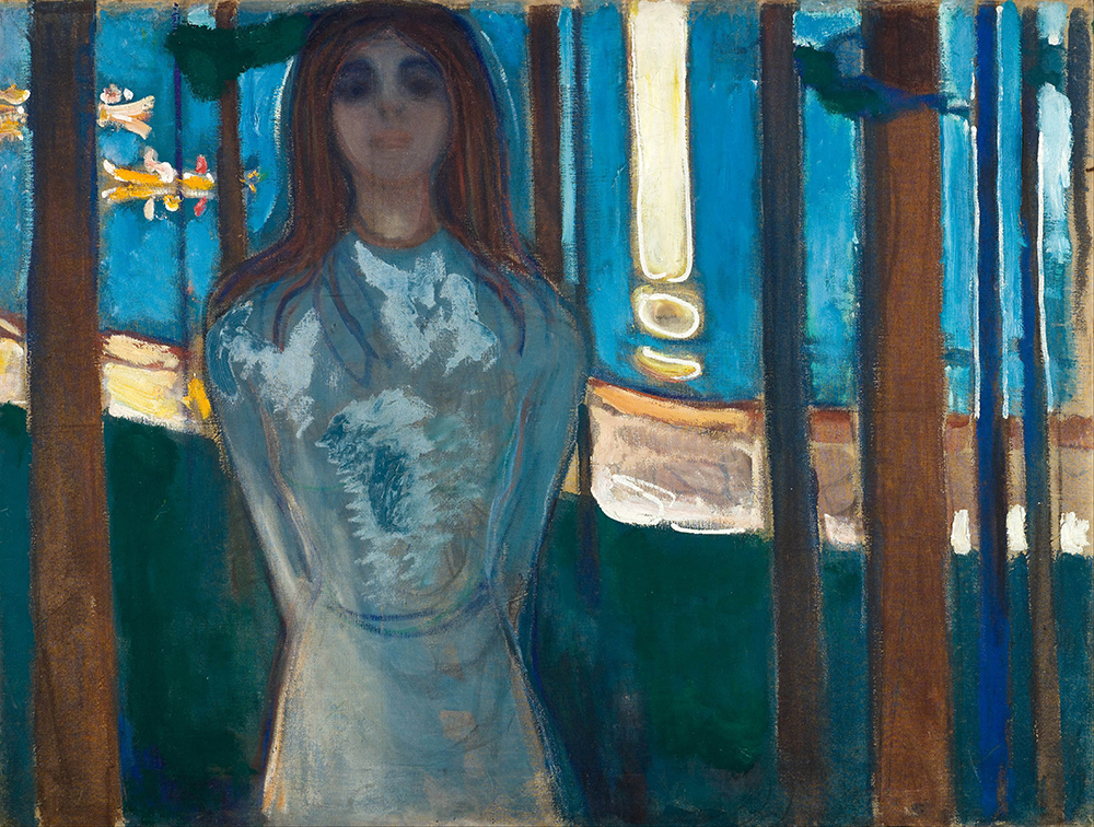 Edvard Munch Voice Summer Night oil painting reproduction