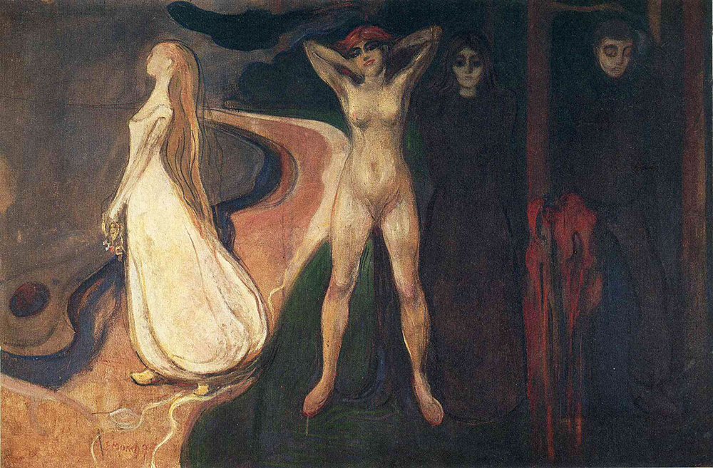 Edvard Munch Woman in Three Stages oil painting reproduction