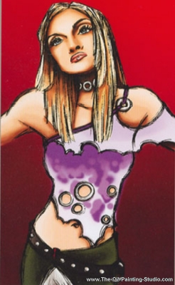 Pop and Rock Portraits - Pop - Madonna 4 painting for sale Mado4