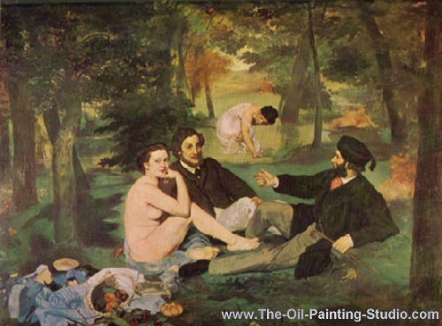 Edouard Manet Luncheon on the Grass oil painting reproduction