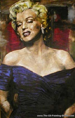  Movie Art - Movie Star Portraits - Marilyn 12 painting for sale Maril12