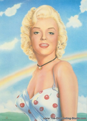  Movie Art - Movie Star Portraits - Marilyn 2 painting for sale Maril2