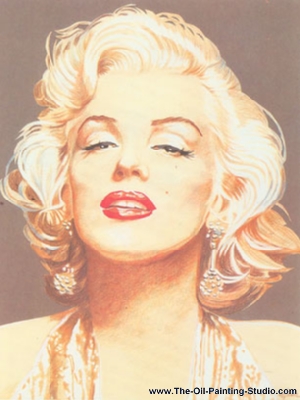  Movie Art - Movie Star Portraits - Marilyn 5 painting for sale Maril5
