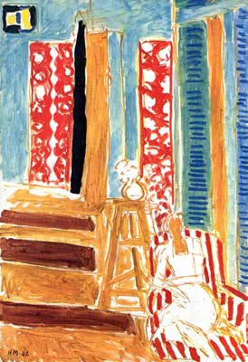 Henri Matisse Sunlit Interior oil painting reproduction