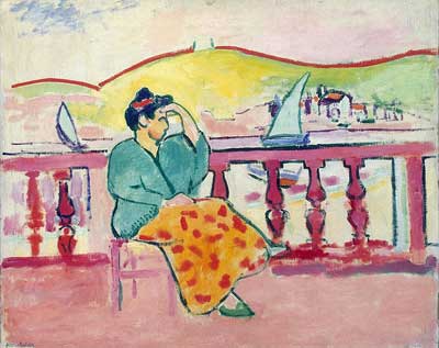 Henri Matisse Woman on a Terrace oil painting reproduction
