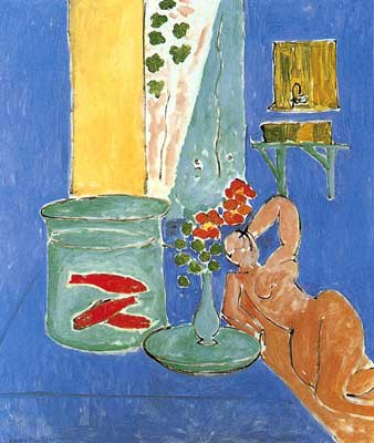 Henri Matisse Goldfish with Scupture oil painting reproduction