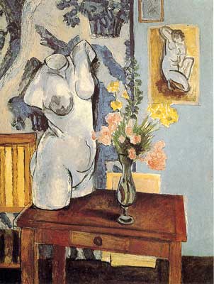 Henri Matisse Greek Torso with Flowers oil painting reproduction