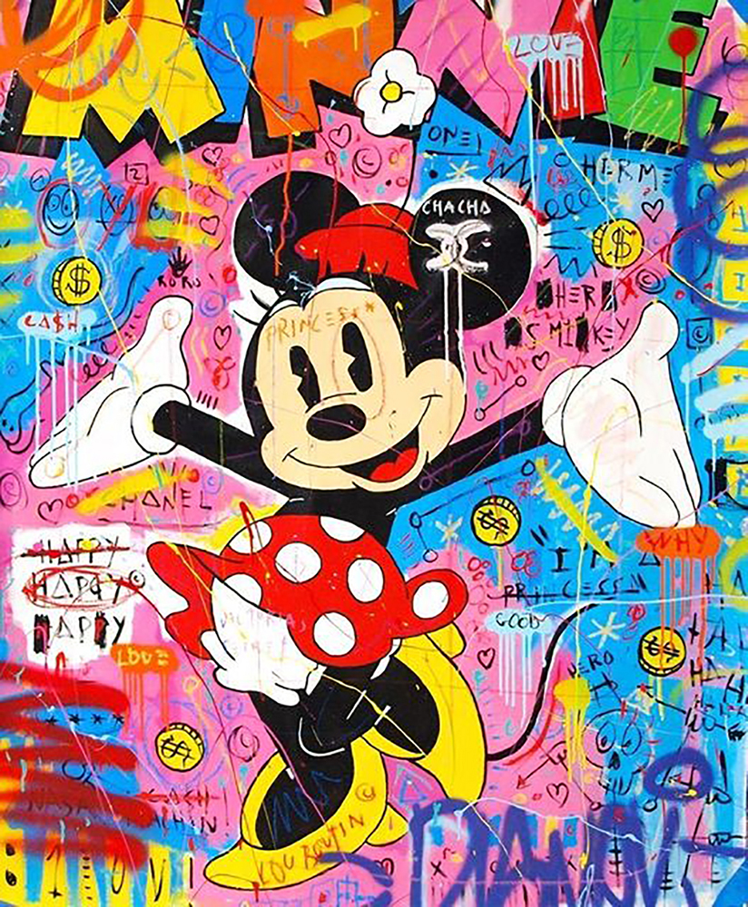 Comic Book Heroes Art - Mickey Mouse - Mickey Mouse Graffiti 2 painting for sale Mick13