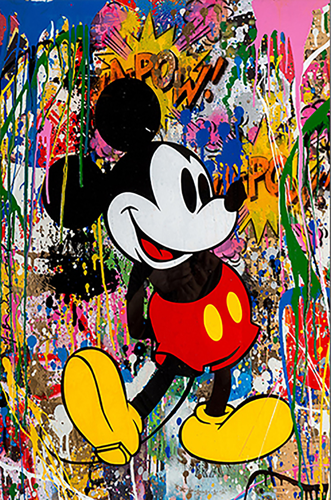 Comic Book Heroes Art - Mickey Mouse - Mickey Mouse Graffiti 3 painting for sale Mick14