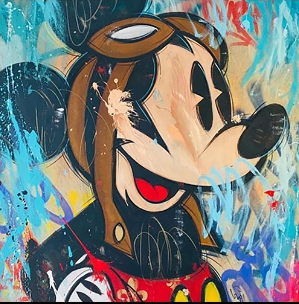 Comic Book Heroes Art - Mickey Mouse - Mickey Mouse Graffiti 4 painting for sale Mick20
