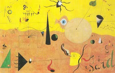 Joan Miro Catalan Landscape oil painting reproduction