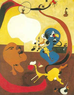 Joan Miro Dutch Interior II oil painting reproduction