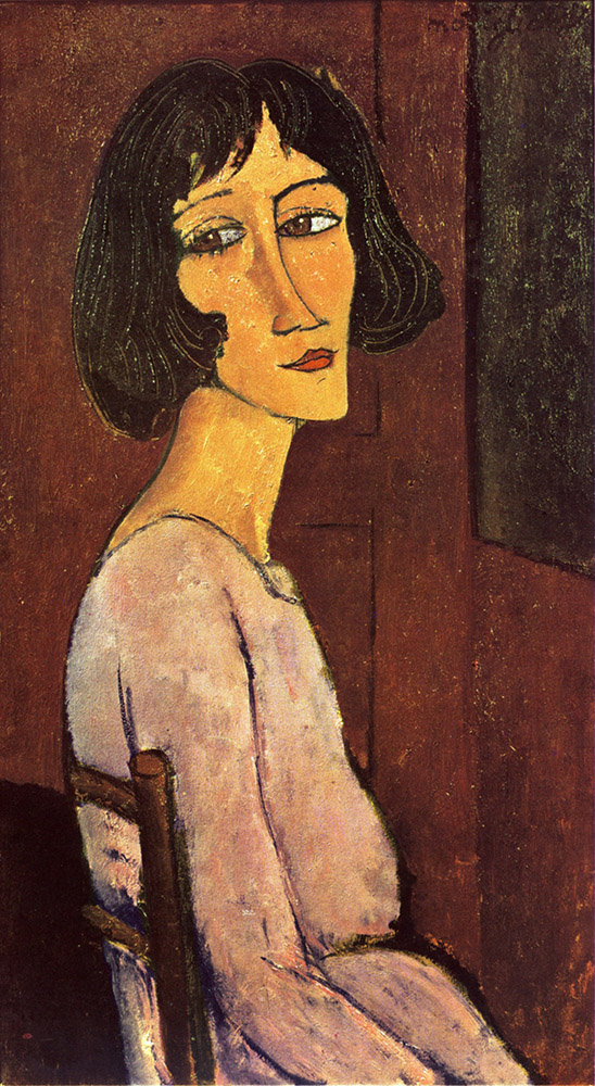 Amedeo Modigliani Marguerite assise oil painting reproduction