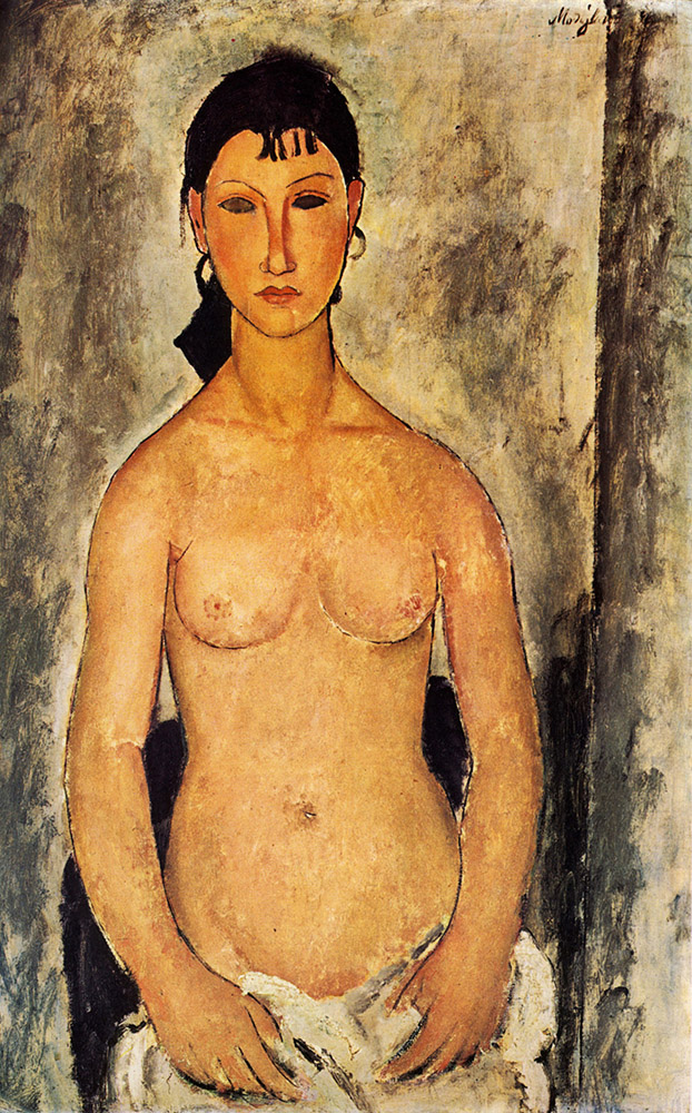 Amedeo Modigliani Nu debout (Elvire)Hadorn oil painting reproduction