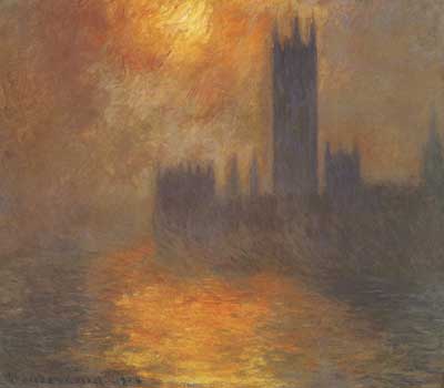 Claude Monet The Houses of Parliament, Sunset oil painting reproduction