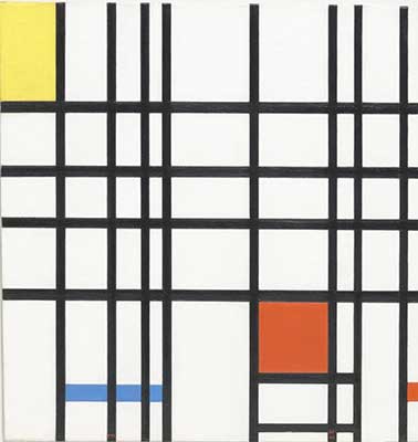 Piet Mondrian Composition with Red, Yellow and Blue oil painting reproduction