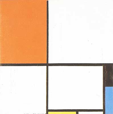Piet Mondrian Composition with Red, Yellow and Blue oil painting reproduction