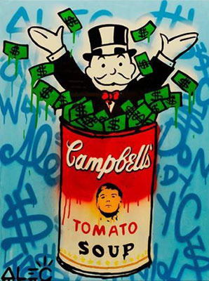 Alec Monopoly Tomato Soup oil painting reproduction