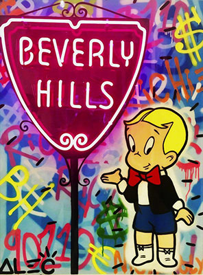 Alec Monopoly Beverly Hills oil painting reproduction