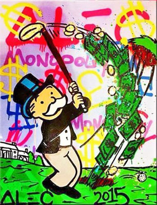 Alec Monopoly Golf oil painting reproduction
