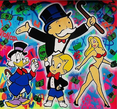 Alec Monopoly Donald oil painting reproduction