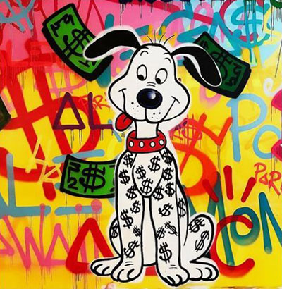 Alec Monopoly Dog oil painting reproduction