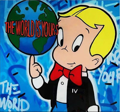 Alec Monopoly The World is Yours oil painting reproduction