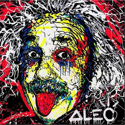 Alec Monopoly Einstein Tongue oil painting reproduction