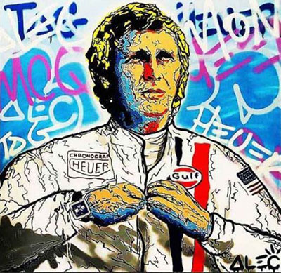 Alec Monopoly Steve McQueen oil painting reproduction