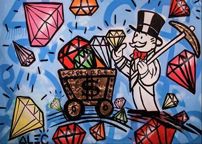 Alec Monopoly Gems oil painting reproduction