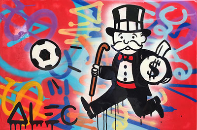 Alec Monopoly Soccer Monopoly oil painting reproduction