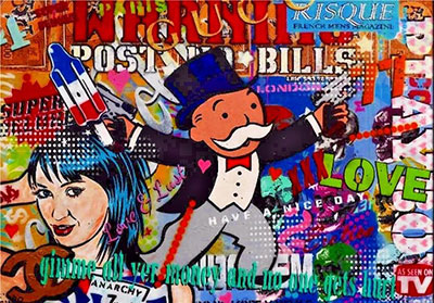 Alec Monopoly Have a Nice Day oil painting reproduction