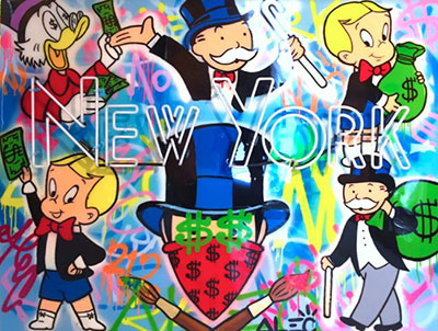 Alec Monopoly Neon Sign oil painting reproduction