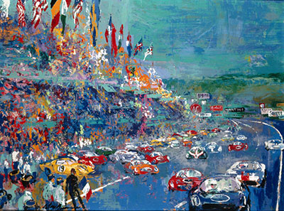 Leroy Neiman Grand Prix Endurance oil painting reproduction