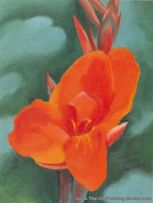 Georgia OKeeffe Red Canna oil painting reproduction