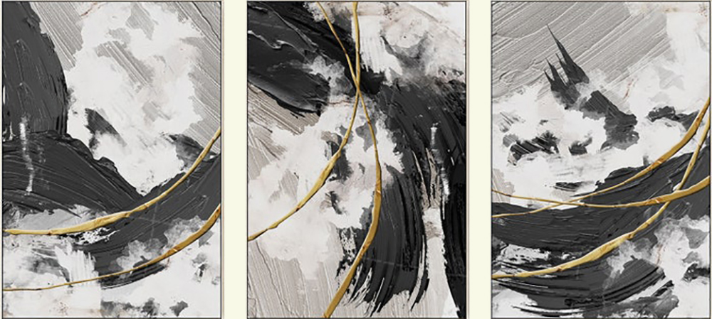 Group-Painting-Sets Abstract 3 Panel painting for sale PAA0001