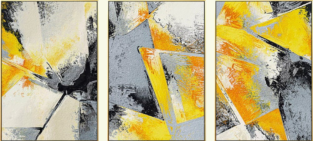 Group-Painting-Sets Abstract 3 Panel painting for sale PAA0008