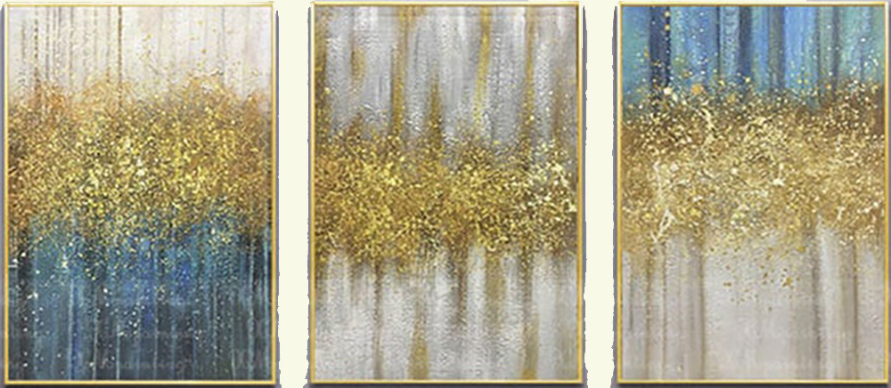 Group-Painting-Sets Abstract 3 Panel painting for sale PAA0013