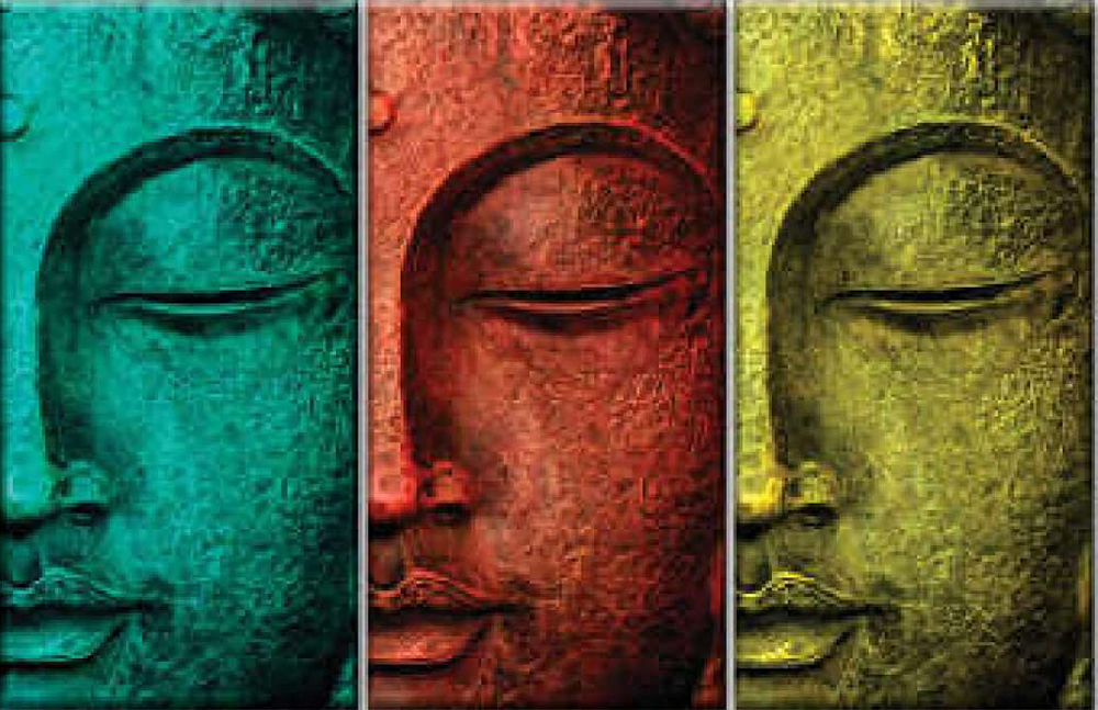 Group-Painting-Sets Buddha 3 Panel painting for sale PAB0007